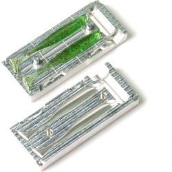 Soft Plastic Lure Making Injection Molds - Easy Shiner 3'' Two Cavity Aluminium
