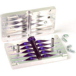 Soft Plastiс Mold Lure Making Injection Molds Fishing Lures Crappie 2'' 10 Cavity Aluminum