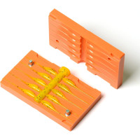 Soft Plastiс Mold Lure Making Injection Molds Fishing Lures Crappie 2'' 10 Cavity