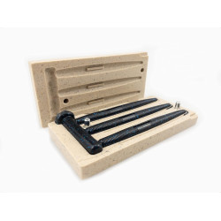 Soft Plastiс Mold Lure Making Injection Molds Fishing Lures Three Cavity Yum Dinger 4"